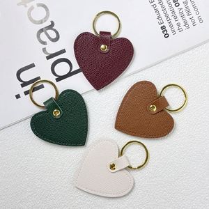 Heart Leather Keychain Cute Leather Keychain with <b>Key</b> <b>Ring</b> Valentine's Day Keychain for Wedding Party Favors - Product Image 2