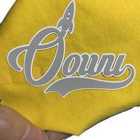 Vêtements personnalisés Etiquette en silicone T-shirt à repasser Logo de transfert de chaleur sur vêtement Logo en caoutchouc de silicone Etiquettes en silicone 3D pour vêtement