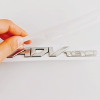 Autocollant PVC 3D Personnalisé - Emblème de Voiture Chromé de Luxe Étanche pour Décoration Auto Moto Garantie 3 Ans Multiples Utilisations