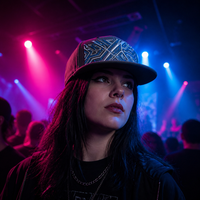Casquette Snapback Brodé(e) X avec Circuit Imprimé Original, Visière Plate Structurée en Coton, Personnalisable OEM, Vente en Gros