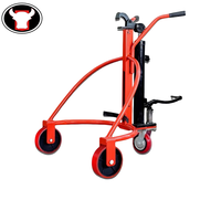 Chariot à tambour hydraulique de levage d'huile mobile personnalisé chariot à petit tambour à main manuel