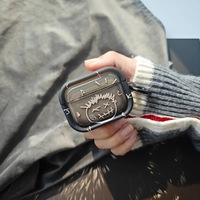 Étui de protection en TPU gris mat tendance pour écouteurs, coque souple troisième génération