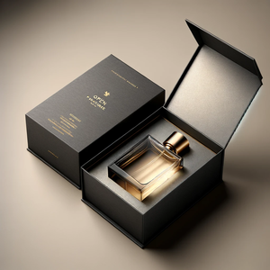 Specchio di lusso Parfum <span class=keywords><strong>Lataffa</strong></span> scatola da imballaggio in cartone nero rigido per personalizzare confezione bottiglia di profumo con scatola - Product Image 4