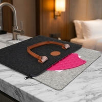 Nouveauté 2024 - Tapis de repassage en laine pliables écologiques pour vêtements, armoire, cuisine et salle de bain - Rangement portable
