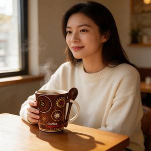 Wholesale Importer Chinese Goods Stoneware Ceramic Mug From Hunan Best New Design Espresso Coffee Mug-Competitive Items - Product Image 5