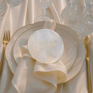 Uionen Place cards en forme de coquillage pour fête, Place cards de mariage, Décorations de mariage, Cadeaux de mariage - Product Image 2