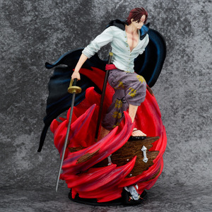 35CM 1 pieza <span class=keywords><strong>Luffy</strong></span> <span class=keywords><strong>Shanks</strong></span> recoger regalo estatuilla japonesa estatua Anime PVC <span class=keywords><strong>figura</strong></span> juguete - Product Image 6