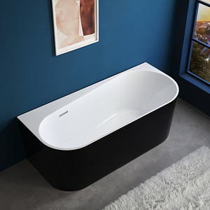 Baignoire Moderne Personnalisée pour Adultes, Design Blanc Neige, en Acrylique, Surface Facile à Nettoyer, avec Tablier, pour Salle de Bain et Hôtels - Product Image 2