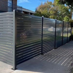 Valla de Privacidad de Aluminio de Alta Calidad Estilo Europeo, Paneles Metálicos para Cercas de Patio Exterior para Casa - Product Image 3