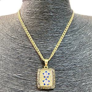 NFLダラスラグビースポーツ選手権ネックレス金メッキリンクチェーンファン記念ギフト - Product Image 3