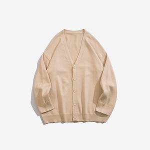 Custom OEM &amp; ODM 16 Colors Long Sleeve Knitted Jacquard <strong>Cardigan</strong> Sweaters V Neck <strong>Men</strong> Clothes Knitted Sweater <strong>Cardigan</strong> <strong>Men</strong> - Product Image 1