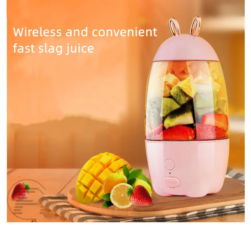 400ml Mini USB tragbarer Squeeze Fruchtsaft presse Home Travel Elektrischer Smoothie-Saft hersteller Maschine Automatischer Entsafter und Mixer