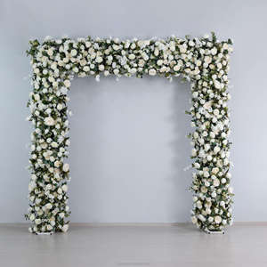 Arco <span class=keywords><strong>de</strong></span> Flores Artificiales Decorativo <span class=keywords><strong>de</strong></span> Alta Calidad para Bodas, Arco <span class=keywords><strong>de</strong></span> Rosas Blancas Artificiales para <span class=keywords><strong>Fondo</strong></span> <span class=keywords><strong>de</strong></span> Escenario <span class=keywords><strong>de</strong></span> Boda - Product Image 4
