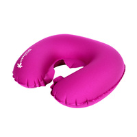 Oreiller de voyage ergonomique en TPU en forme de U, gonflable, avec valve à pression pour les vols et le bureau