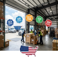Service de logistique pratique de fret aérien et maritime de la Chine vers les États-Unis, livraison par courrier aérien, service de livraison maritime, récupération en entrepôt