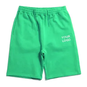 High Quality Summer Men's Shorts Customized Cotton Unisex Sweat Jogger Shorts for Fitness Sports