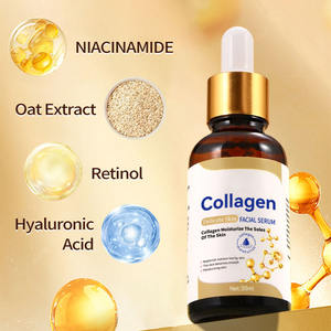 Venda quente De Colágeno Soro Orgânico Hidratante Restaurando Rugas Redução Whitening Colágeno Rosto Soro - Product Image 3