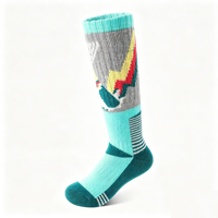 Chaussettes pour enfants en laine mérinos épaisse, doublées en tissu éponge, absorbant les chocs, chaudes pour l'hiver, en laine, pour commandes en gros