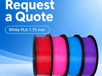 Filament PLA blanc, bobine de 1,75 mm, 1 kg, filament d'imprimante 3D économique Yiqiu3D pour Bambu Lab Creality