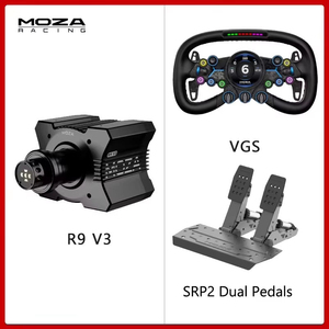 Volant de course simulé Moza Vision GS VGS en fibre de carbone avec boutons programmables pour PC compatible avec la détection de mouvement Direct VGS (GT3) - Product Image 4