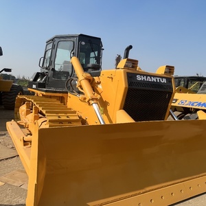 Bulldozer sur chenilles Shantui SD16 d'occasion à prix réduit, faible nombre d'heures de travail, 160 CV, engin de construction avec inspection complète - Product Image 6