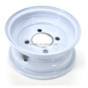 8 Inch Trailer Wheel Rim 4 holes for 4.80/4.00-8 tubeless Tool cart tires