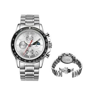 Reloj de Lujo de Acero Inoxidable, Resistente al Agua 5 BAR, Automático, con Fecha, Correa de 18 mm, Cierre Plegable, Deportivo, de Moda, Alta Calidad, OEM - Product Image 4