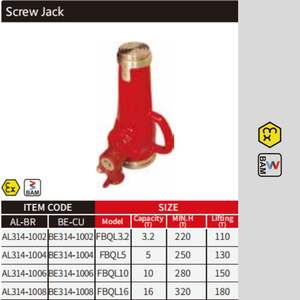 Wedo BAM ATEX FM <span class=keywords><strong>แจ็</strong></span><span class=keywords><strong>ค</strong></span>สกรูทองแดงเบริลเลียมอลูมิเนียมไม่เกิดประกายไฟใบรับรอง FM - Product Image 3