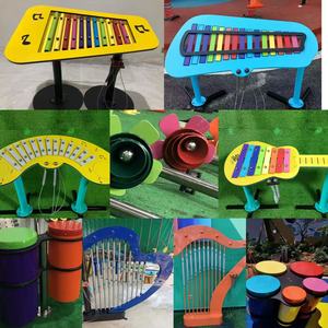 Vente en gros usine : Instrument de <span class=keywords><strong>musique</strong></span> de percussion pour enfants, tambour à main multi-barres combiné en acier inoxydable pour aire de jeux extérieure - Product Image 2