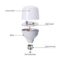 Vente en gros de pièces détachées pour ampoules LED à filament E27 5W-60W, CRI 95, dimmables, AC 85-265V, directement de l'usine