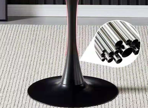 Nordic Style <strong>Tulip</strong> Design Corner <strong>Table</strong> Durable Solid Wood Teak for Home Living Room Furniture - Product Image 6