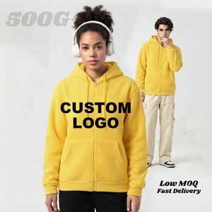 Bamboo Fiber 500G Silver for Fleece <b>Hoodie</b> Men Full <b>Zip</b> Hooded Sweatshirt <b>Pocket</b> Custom Logo - Product Image 2