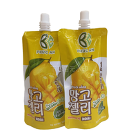 Emballage en feuille d'aluminium personnalisé recharge liquide jus de fruits pochettes en plastique avec bec verseur sacs pour boissons