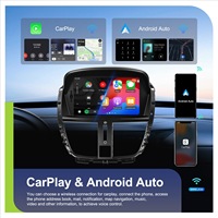 Autoradio Android 9 pouces pour Peugeot 207 2008 à 2014, Carplay sans fil, GPS, Bluetooth, FM, avec caméra de recul