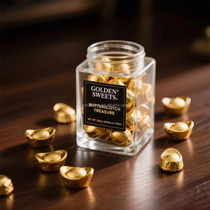 Bonbons au chocolat de qualité supérieure, emballage doré, délicieux bonbons au chocolat, créativité sucrée en conserve - Product Image 2