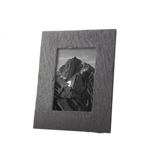 Chic decorazione per la casa elegante ardesia pietra nera cornice squisita cornice per la decorazione della casa Chic - Product Image 1