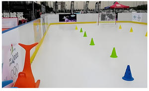 Suelo para Pista <span class=keywords><strong>de</strong></span> <span class=keywords><strong>Patinaje</strong></span> Resistente a los Impactos y al Desgaste, para Interiores y Exteriores, Tamaño Personalizado, Instalación Rápida, Duradero - Product Image 3