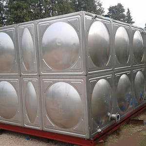 Tanque de Almacenamiento de Agua de Acero Inoxidable 304 de 1000L a 100000 Litros, Tanque de Agua Fría para el Hogar - Product Image 6