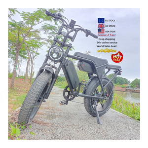 250W เบาะแบตเตอรี่คู่ Electr จักรยานไฟฟ้าจักรยานไฟฟ้าวิบาก V8เสือภูเขาจักรยานไฟฟ้าเมืองอ้วนจักรยานไฟฟ้า C80สูงสุด - Product Image 2