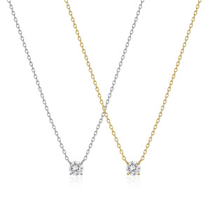 Dinle Moissanite <b>Necklace</b> S925 Sterling Silver <b>D</b> Color Sparkling For Women Daily Wear - Product Image 4