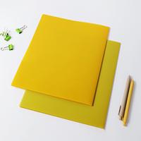 Carpeta de plástico para oficina y escuela de edición limitada con 2 documentos de bolsillo, resistente al agua, práctica, portátil y de gran capacidad de almacenamiento
