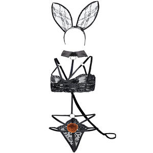 Robe transparente, décolleté plongeant, érotique, nue, femme japonaise mature sexy, lingerie sexy - Product Image 2