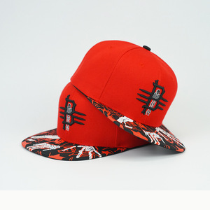 Gorra Snapback Roja con Parche Bordado 3D de Calavera, Fabricante BSCI, OEM para Marcas de Ropa Urbana, MOQ 50, Muestra en 3 Días - Product Image 2