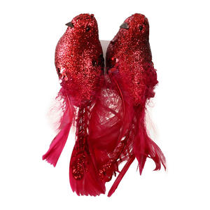 חדש סימולציות אדום לבן ציפור חג המולד קישוט גינה אלגנטית קישוט גינה אלגנטי קישוט גינה-פרוקי הסיטונאי - Product Image 6