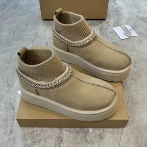 Nouvelles bottes de neige pour femmes 2026, marque de créateurs, hauteur cheville, chaudes, nouveaux styles, vente directe d'usine - Product Image 2