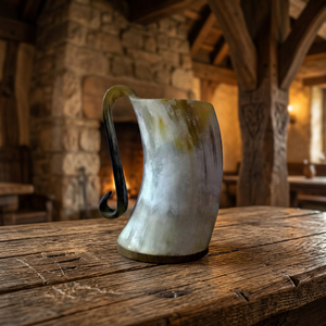 Best Selling High Quality Ox Horn Viking Horn Mug <b>Set</b> Handcrafted Natural Animal Design Birthday Eco-Friendly Durable Beer - Product Image 1