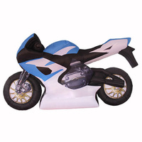 Moto gonflable en nylon personnalisable de tissu d'Oxford pour annoncer Inflatables