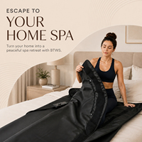 Btws Tendance Couverture de sauna imperméable, Sac de sauna portable, Appareil de sudation pour la maison et les salons de beauté