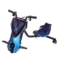 Trottinette électrique pour enfants à trois roues, corps en fer, 350W, équipée de lumières LED colorées, modèle 9-11 Big V
