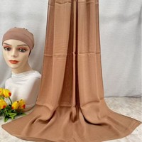 Hijabs en modal lisses, sensation soyeuse, hijab malaisien, écharpe hijab, châles respirants, luxe
